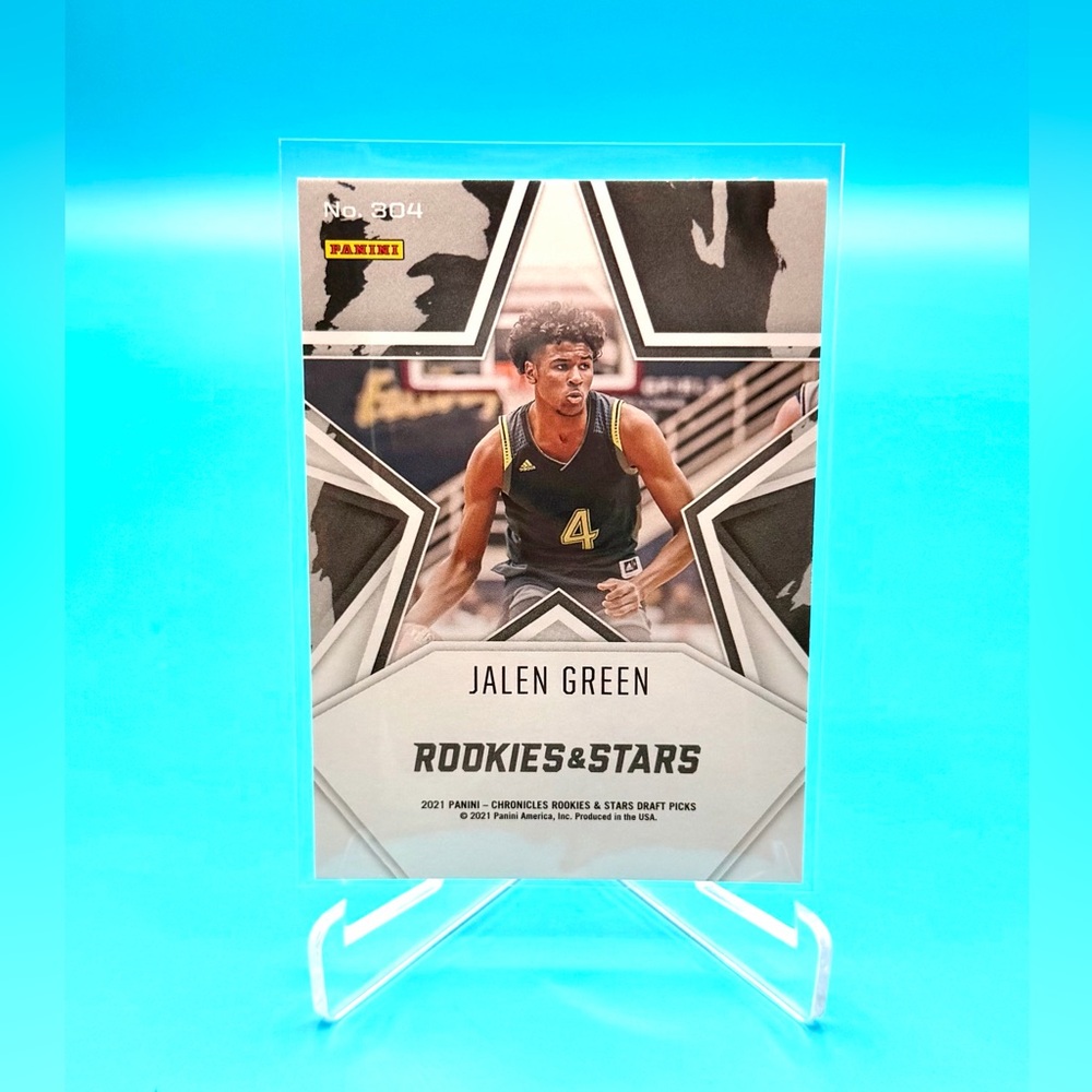🔥JALEN GREEN LOT! 🔥Silver Diamante + Topps Insert + Rookie & Stars Rookie! 🤩 - Picture 10 of 11